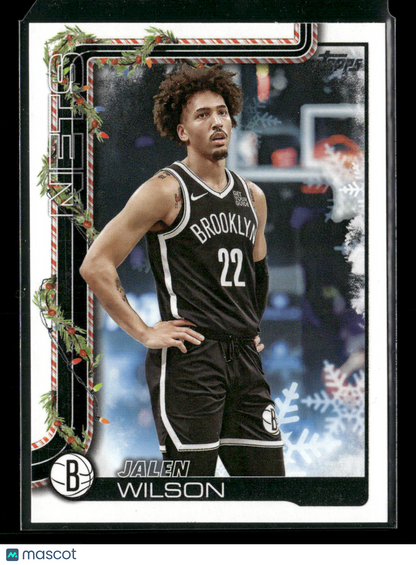 2025-26 Topps Holiday Basketball Jalen Wilson #H11
