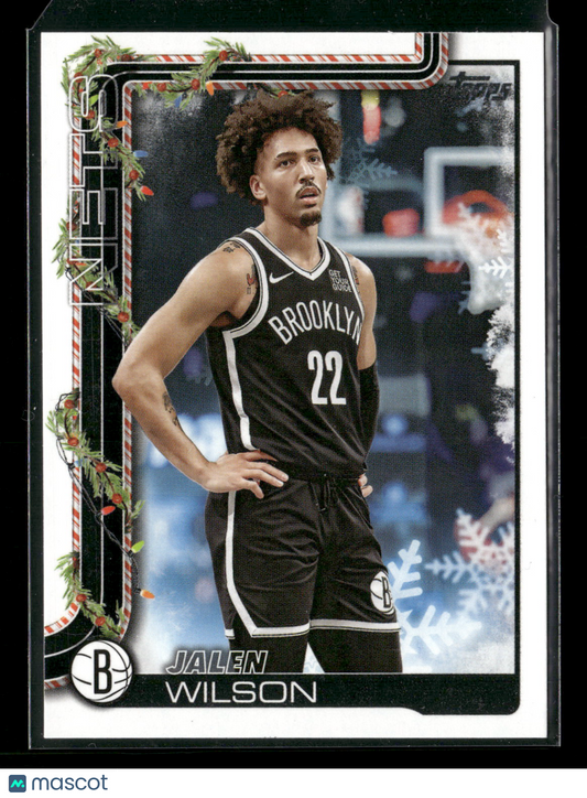 2025-26 Topps Holiday Basketball Jalen Wilson #H11