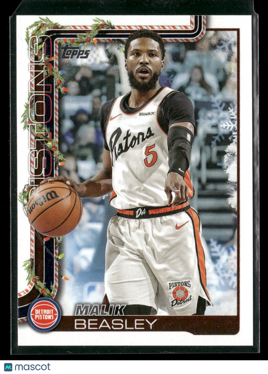2025-26 Topps Holiday Basketball Malik Beasley #H35