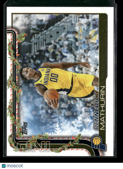 2025-26 Topps Holiday Basketball Bennedict Mathurin #H39