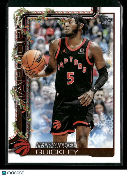 2025-26 Topps Holiday Basketball Immanuel Quickley #H26