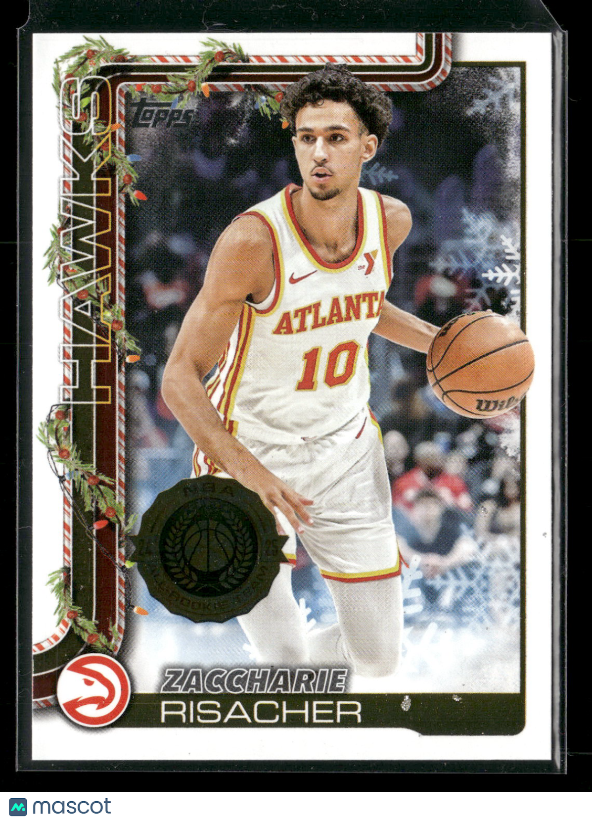 2025-26 Topps Holiday Basketball Zaccharie Risacher #H49