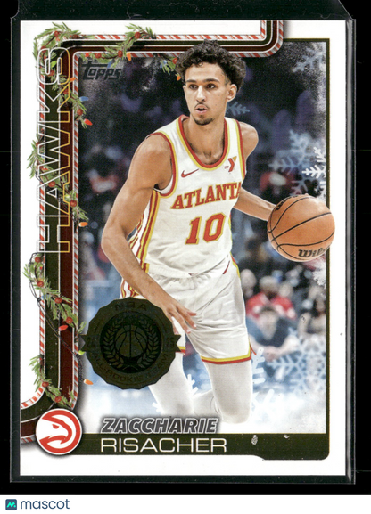 2025-26 Topps Holiday Basketball Zaccharie Risacher #H49