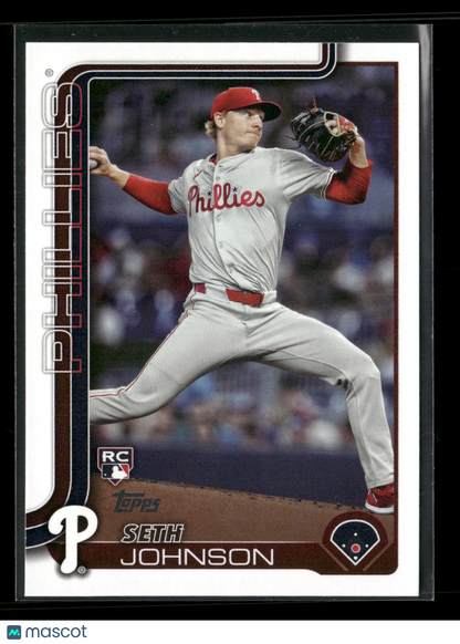2025 Topps Series 2 Baseball Seth Johnson #362 RC