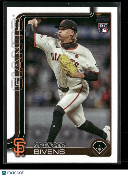 2025 Topps Series 2 Baseball Spencer Bivens #537 RC