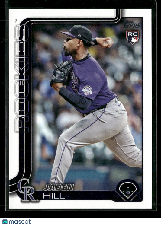 2025 Topps Series 2 Baseball Jaden Hill #556 RC