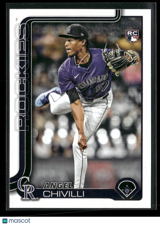 2025 Topps Series 2 Baseball Angel Chivilli #370 RC
