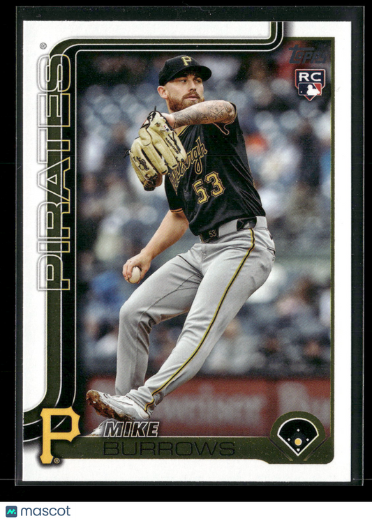 2025 Topps Series 2 Baseball Mike Burrows #615 RC