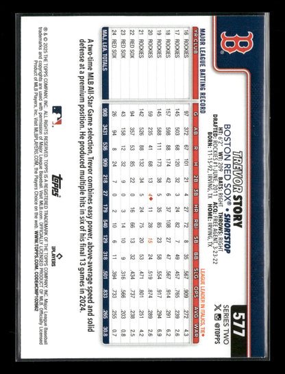 2025 Topps Series 2 Baseball Trevor Story #577