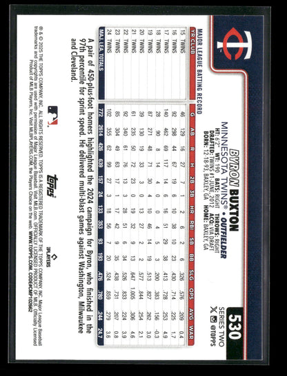 2025 Topps Series 2 Baseball Byron Buxton #530