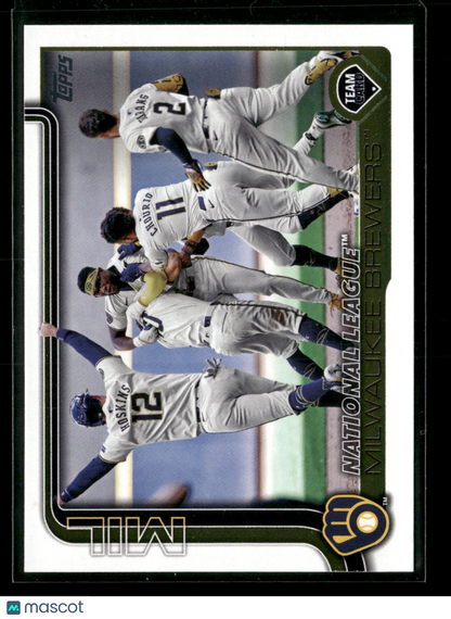 2025 Topps Series 2 Baseball Milwaukee Brewers Team Card #396