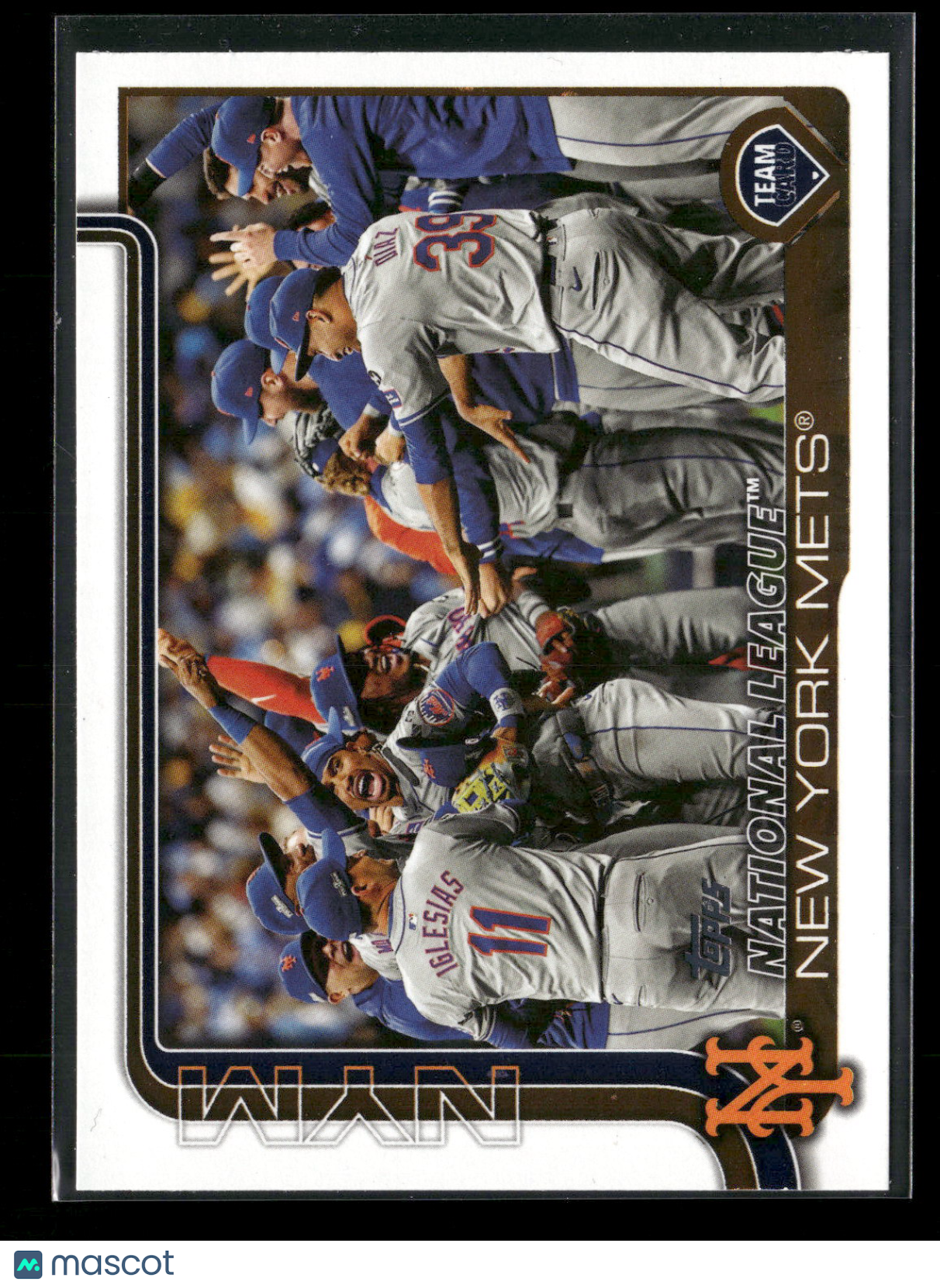 2025 Topps Series 2 Baseball New York Mets Team Card #553