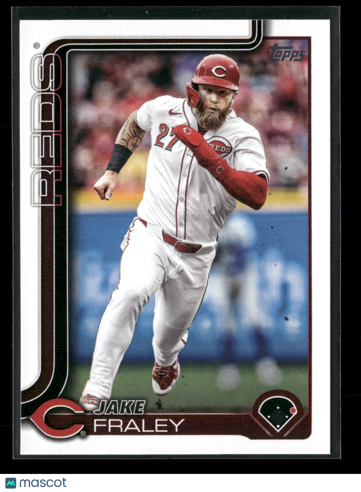 2025 Topps Series 2 Baseball Jake Fraley #675