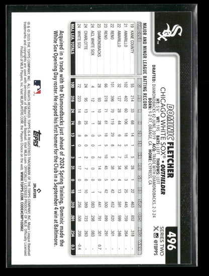 2025 Topps Series 2 Baseball Dominic Fletcher #496