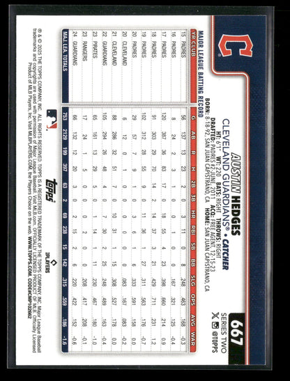 2025 Topps Series 2 Baseball Austin Hedges #667