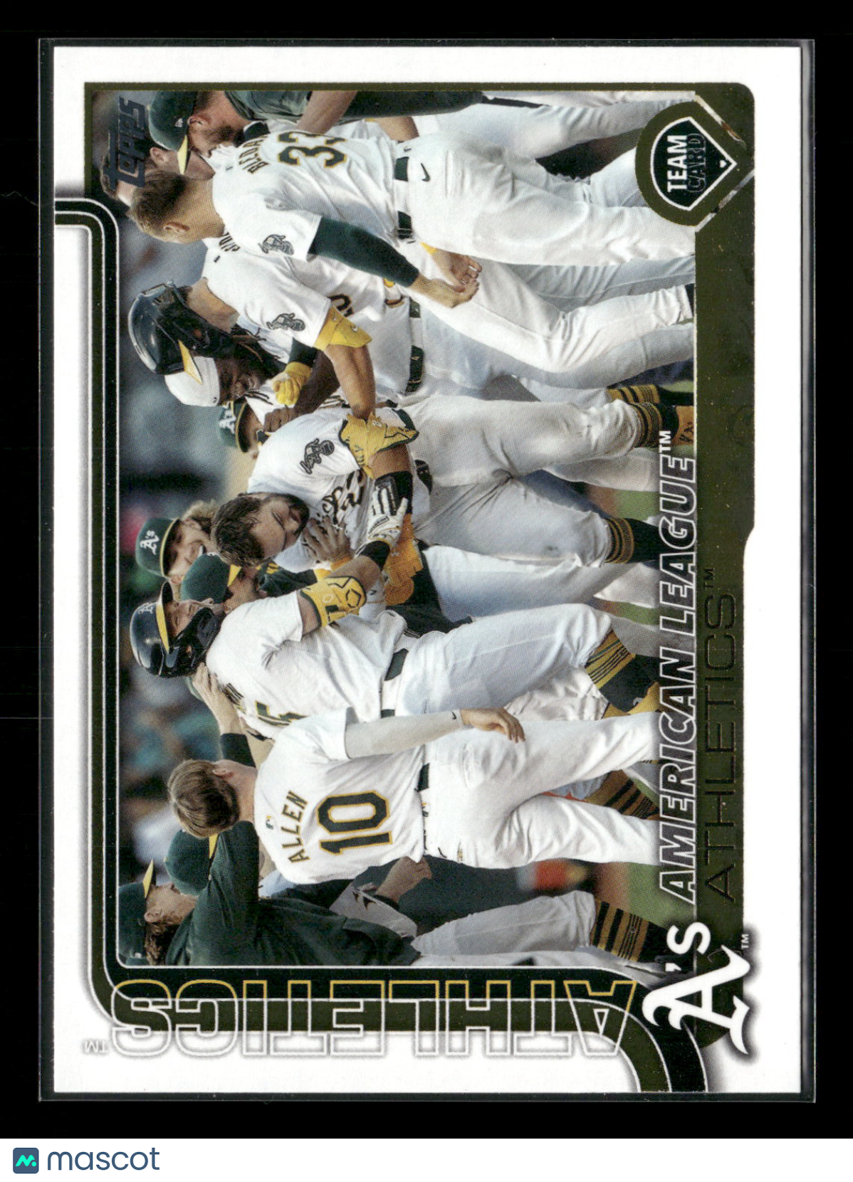 2025 Topps Series 2 Baseball Oakland Athletics Team Card #594