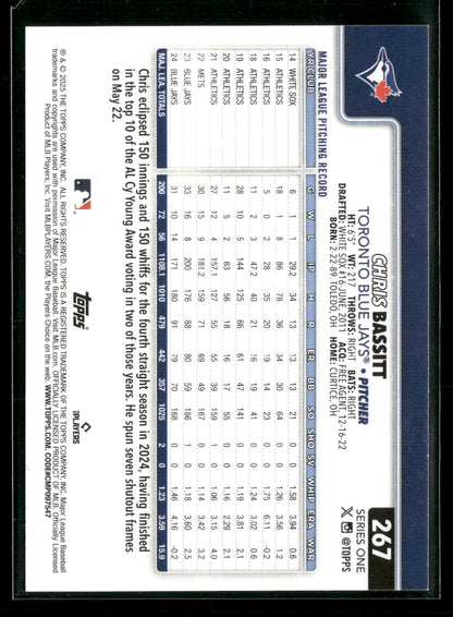 2025 Topps Series 1 Baseball Chris Bassitt #267