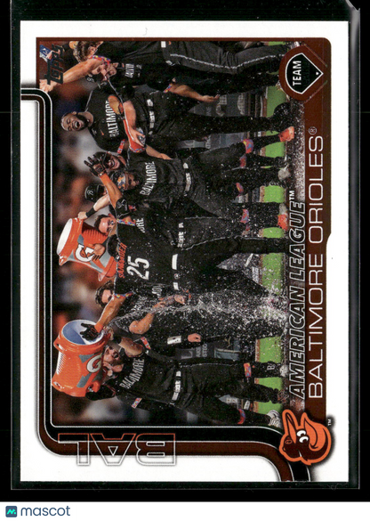 2025 Topps Series 1 Baseball Baltimore Orioles Team Card #170