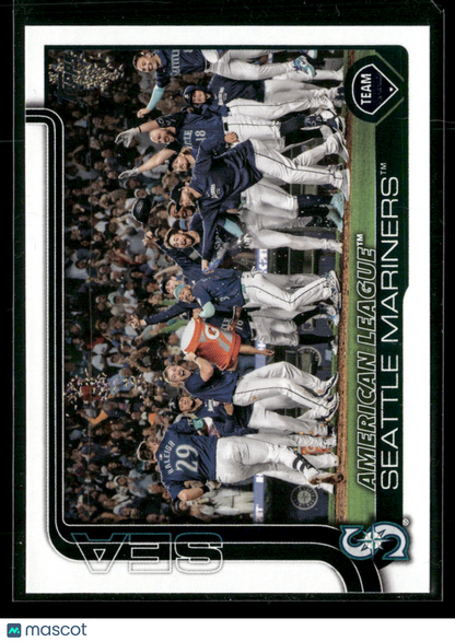2025 Topps Series 1 Baseball Seattle Mariners Team Card #96