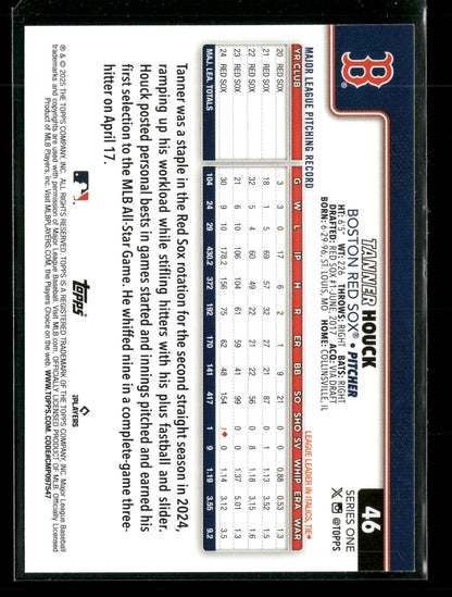 2025 Topps Series 1 Baseball Tanner Houck #46