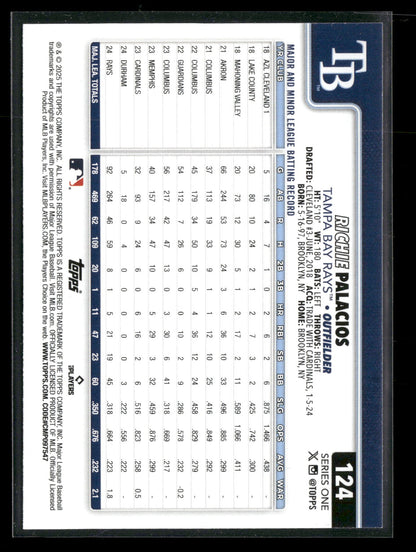 2025 Topps Series 1 Baseball Richie Palacios #124