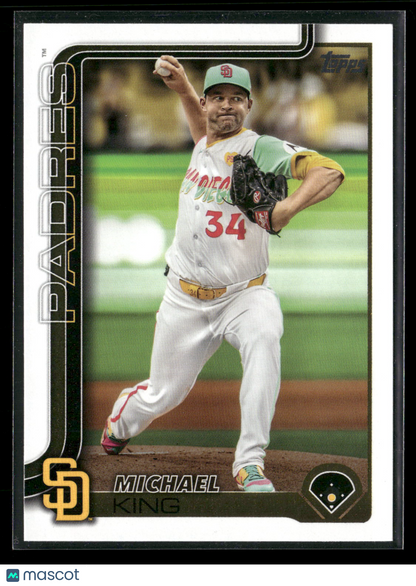 2025 Topps Series 1 Baseball Michael King #195