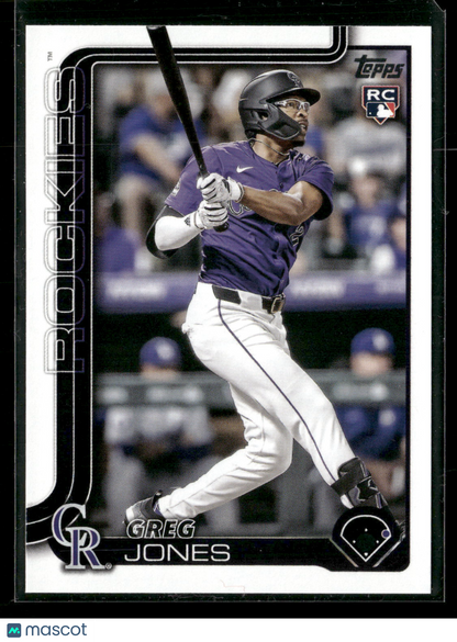 2025 Topps Series 1 Baseball Greg Jones #36 RC