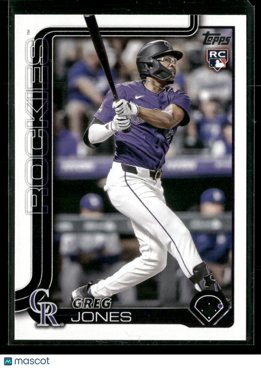 2025 Topps Series 1 Baseball Greg Jones #36 RC
