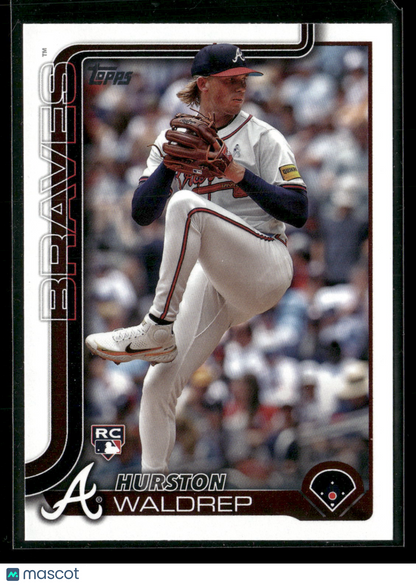 2025 Topps Series 1 Baseball Hurston Waldrep #253 RC