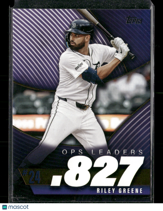 2025 Topps OPS Best Riley Greene #OPS-24
