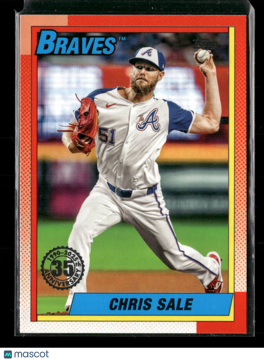 2025 1990 Topps Baseball Chris Sale #90B2-4