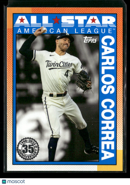 2025 1990 Topps All Star Baseball Carlos Correa #90AS-18