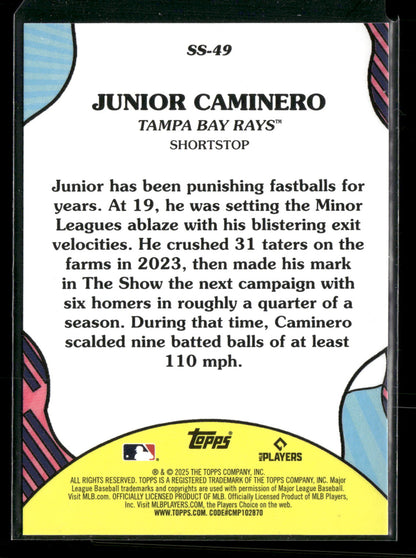 2025 Topps Summer Superstars Junior Caminero #SS-49