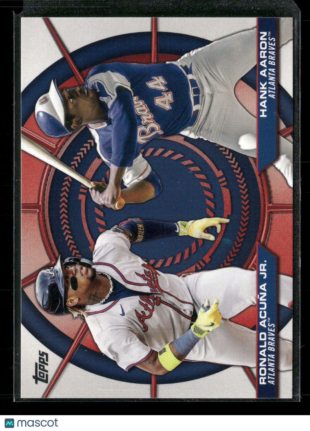 2025 Topps Dynamic Duos Hank Aaron Ronald Acuña Jr. #DD-16
