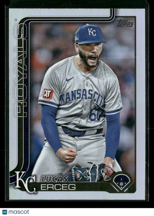 2025 Topps Series Two Lucas Erceg #377 Rainbow Foil