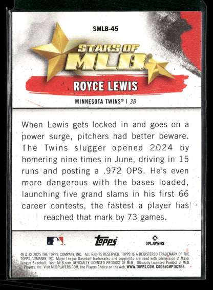 2025 Topps Stars of MLB Royce Lewis #SMLB-45