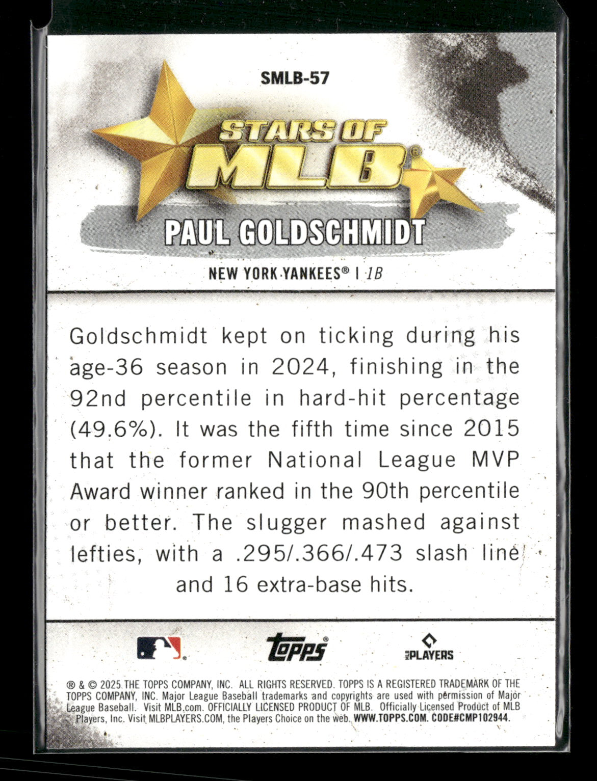 2025 Topps Stars of MLB Paul Goldschmidt #SMLB-57