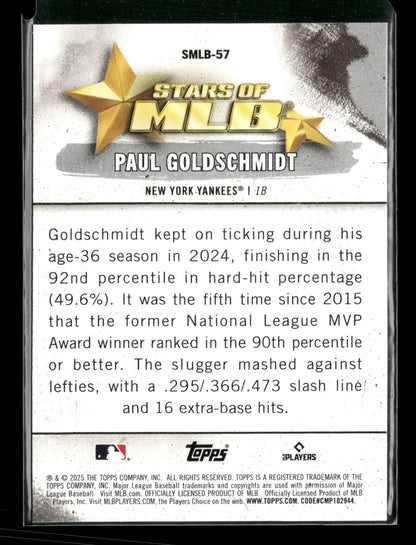 2025 Topps Stars of MLB Paul Goldschmidt #SMLB-57