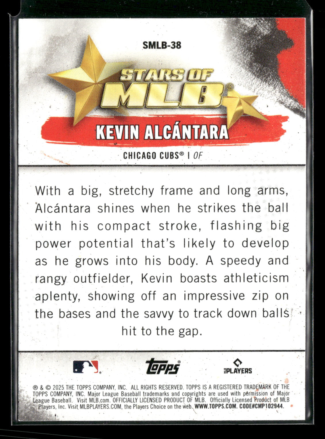 2025 Topps Stars of MLB Kevin Alcántara #SMLB-38 RC