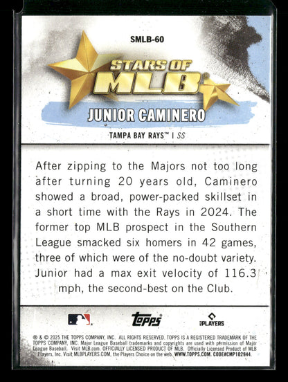 2025 Topps Stars of MLB Junior Caminero #SMLB-60