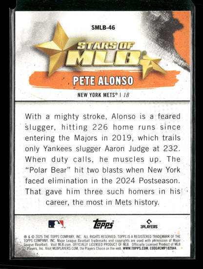 2025 Topps Stars of MLB Pete Alonso #SMLB-46