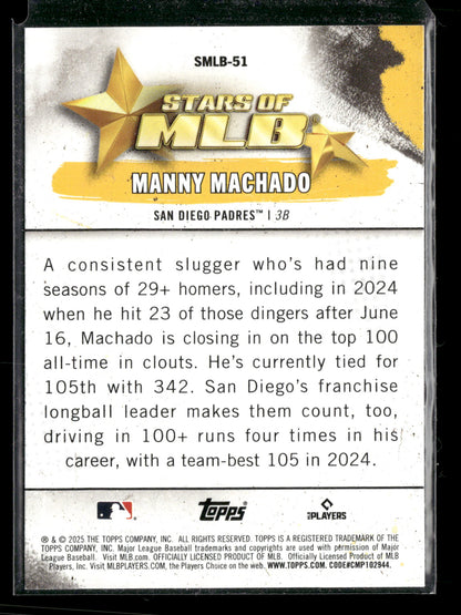2025 Topps Stars of MLB Manny Machado #SMLB-51