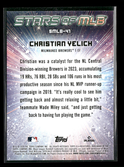 2024 Topps Stars of MLB Christian Yelich #SMLB-41