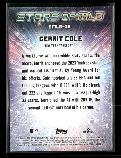 2024 Topps Stars of MLB Gerrit Cole #SMLB-36