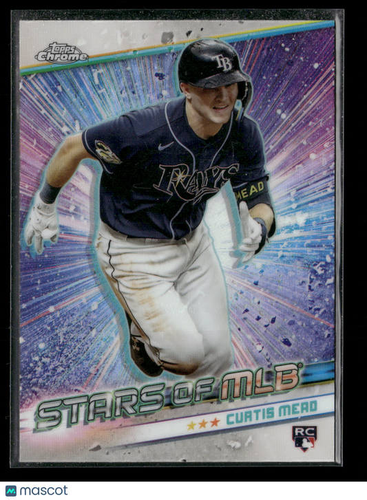 2024 Topps Chrome Stars of MLB Curtis Mead #CSMLB-72 RC
