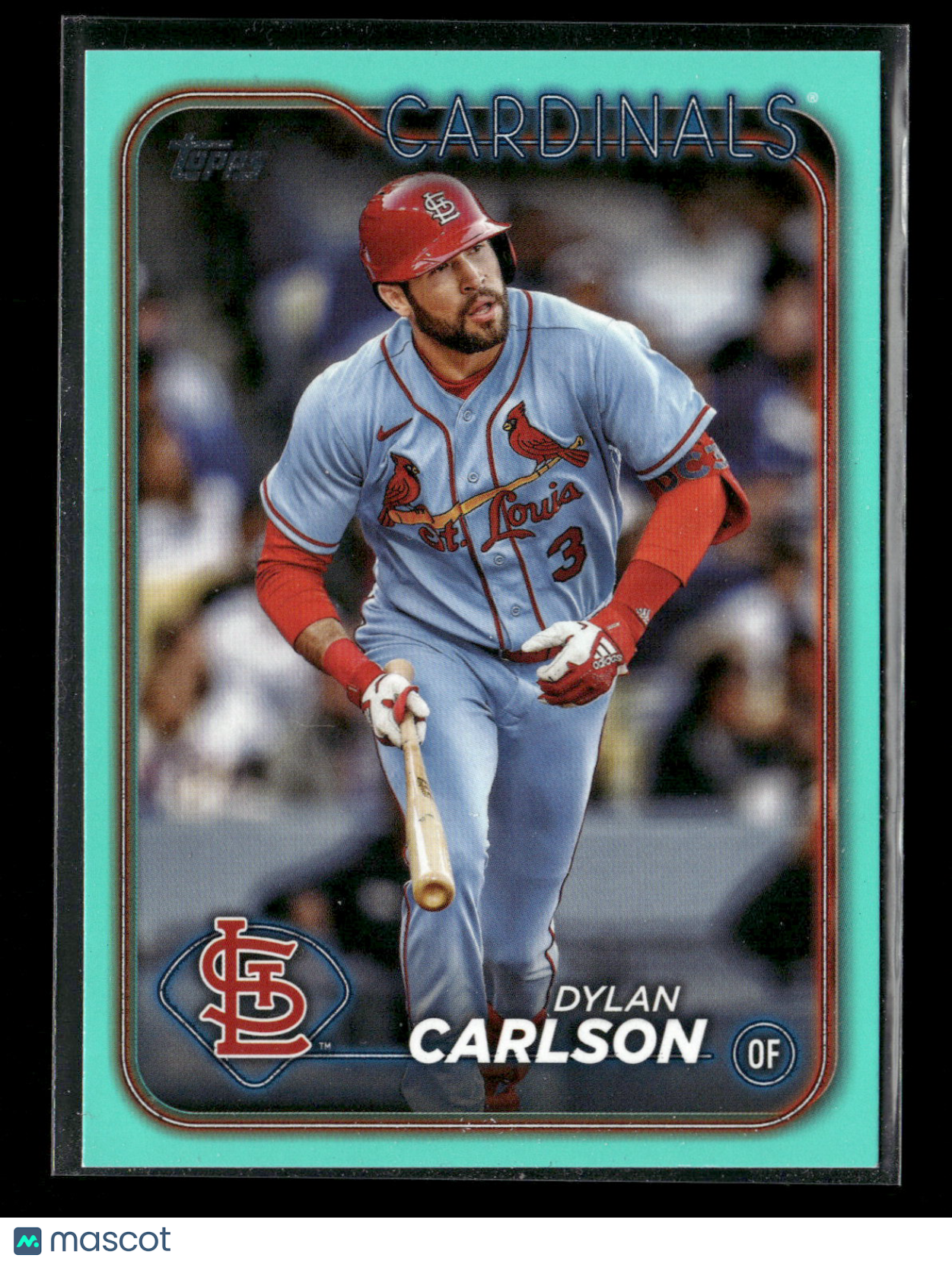 2024 Topps Series Two Dylan Carlson #561 Aqua