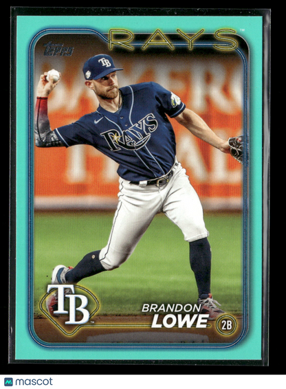 2024 Topps Series Two Brandon Lowe #430 Aqua