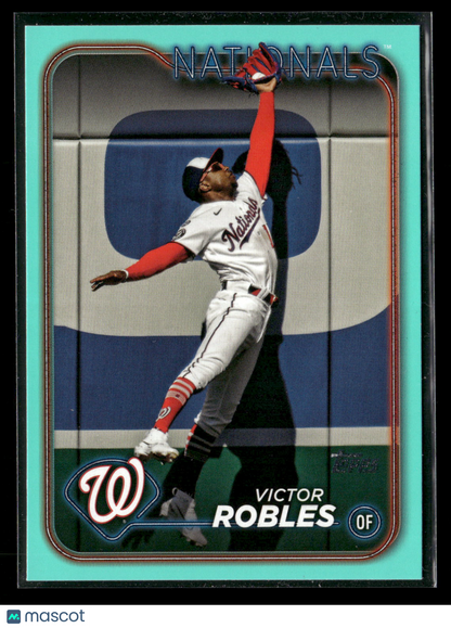 2024 Topps Series Two Victor Robles #412 Aqua