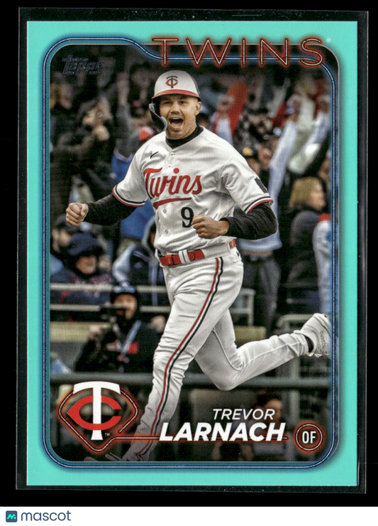 2024 Topps Series Two Trevor Larnach #568 Aqua