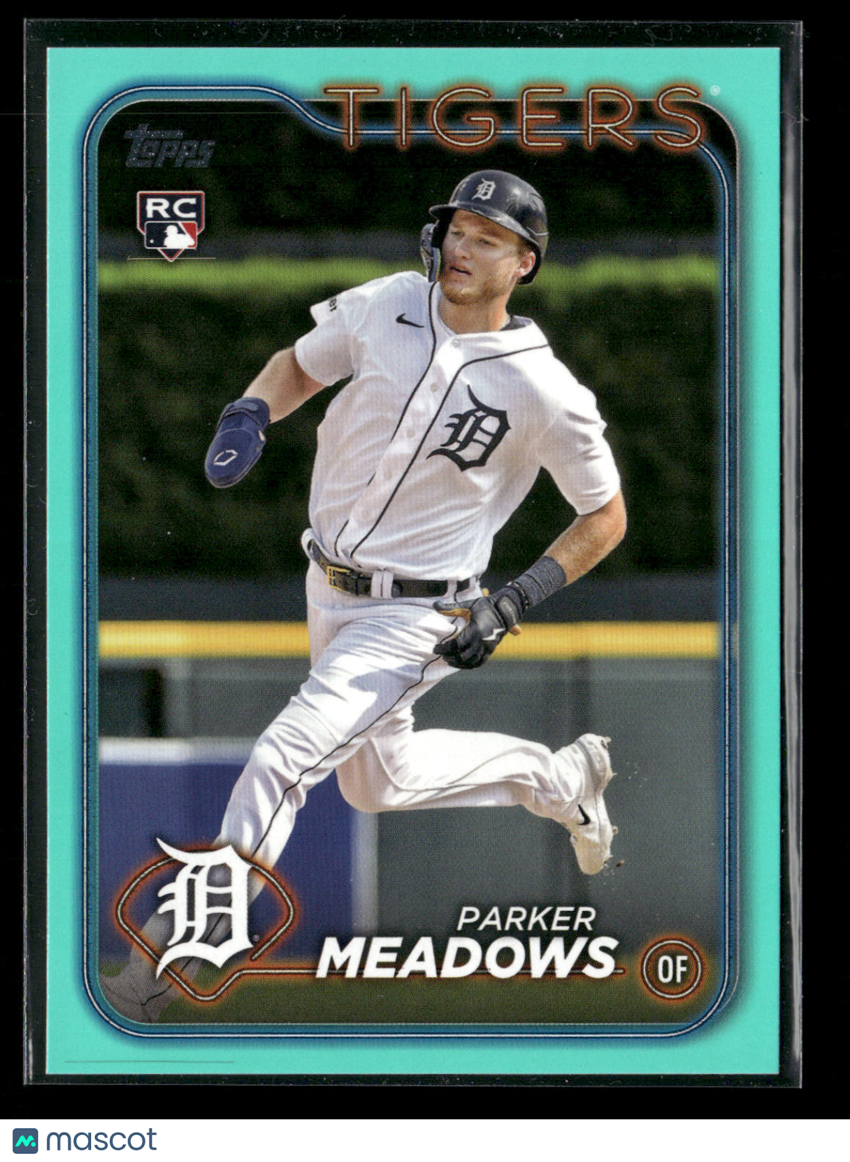 2024 Topps Series Two Parker Meadows #516 Aqua RC